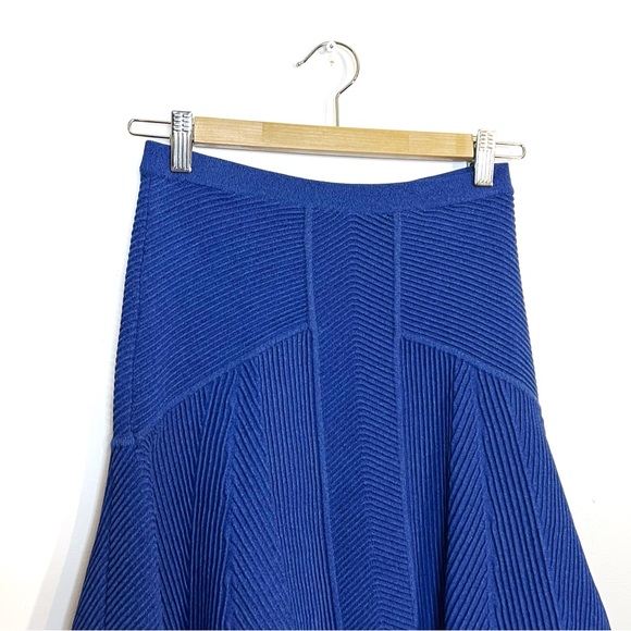 Ronny Kobo | Blue Knit Skirt - Picture 4 of 4